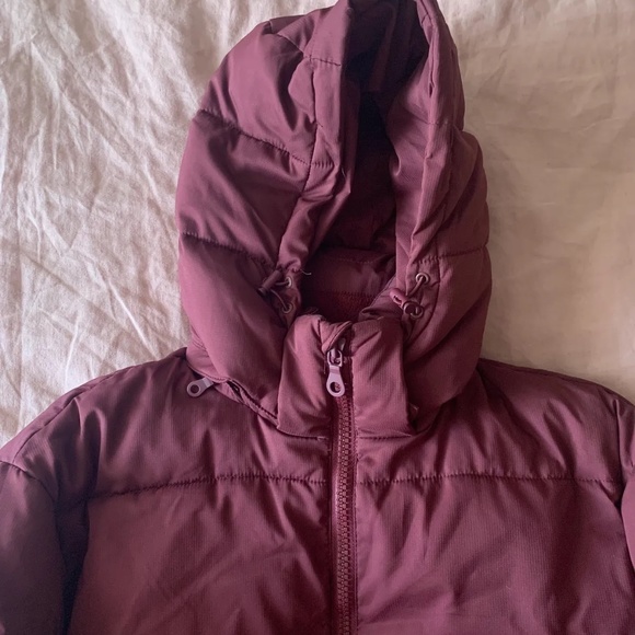 Wine Midi Recycled Puffer - Picture 3 of 4